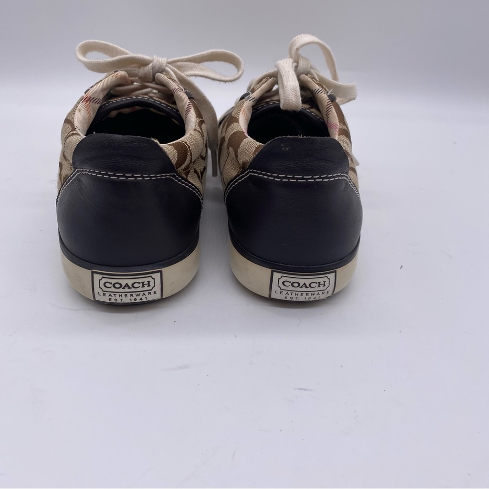 Coach Barrett Signature Monogram Canvas Shoes Women's 
Size:5 B - Picture 5 of 8